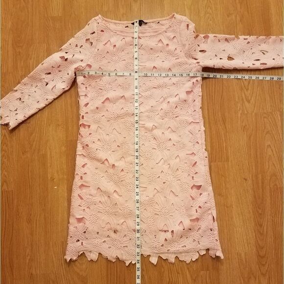 Felicity & Coco Belza Floral Lace Shift Dress XS - Picture 9 of 11